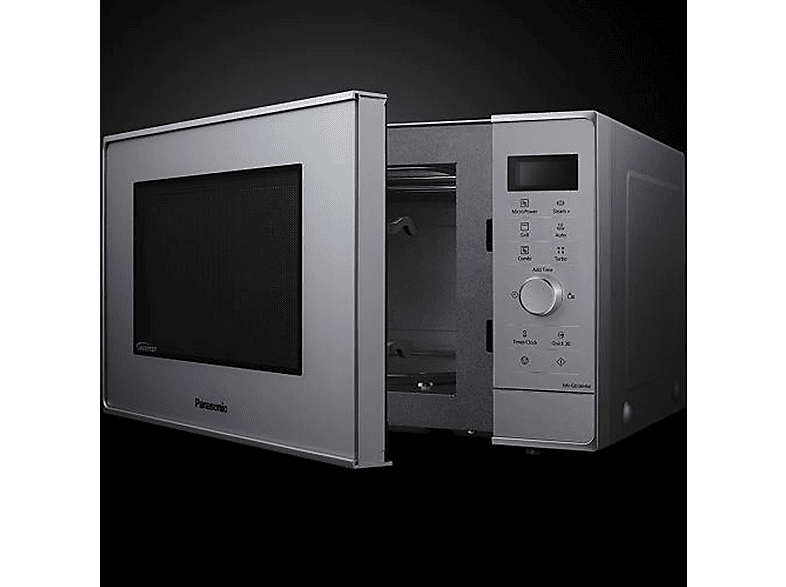 Microondas con grill - PANASONIC NN-GD36HMSUG, 1000 W, 6 potencia, 23 l, Silver — foto 2