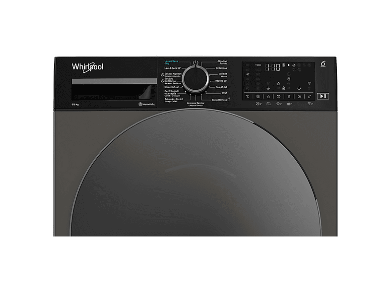 Lavadora secadora - WHIRLPOOL WAD 9636G SPT, 9 kg + 6 kg, Manhattan Grey — foto 3