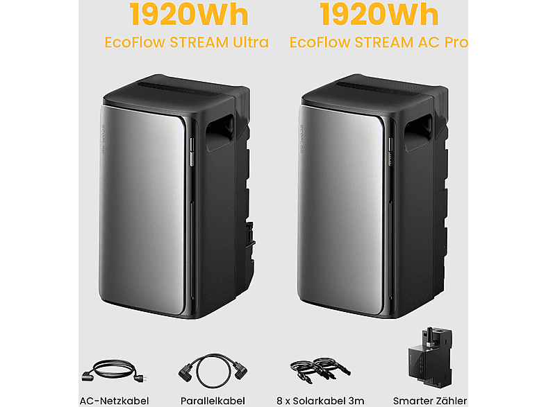 Kit solar - ECOFLOW STREAM Ultra con AC Pro, Smart Meter incluido, 2300 W — foto 2