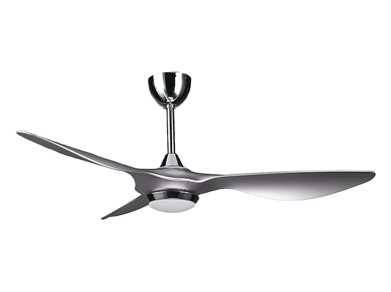 Ventilador de techo - KLASSFAN HELIX SILVER, 40 W, 6 velocidades, Plata — foto 1