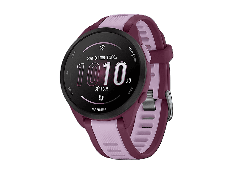 Smartwatch - GARMIN Forerunner 165 Music, Polímero, Color del cuerpo del reloj:Púrpura, Color de banda:Púrpura claro;Púrpura — foto 1