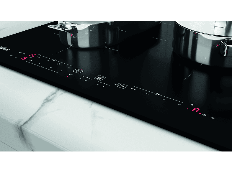 Placa inducción - Whirlpool WB B3760 BF, 3 zonas, Zona grande 30 cm, Connexion Zone, 59 cm, Negro — foto 7