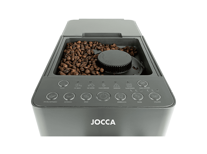 Cafetera superautomática - Jocca 2787, 20 bar, 1350 W, 2 Tazas, Negro — foto 6