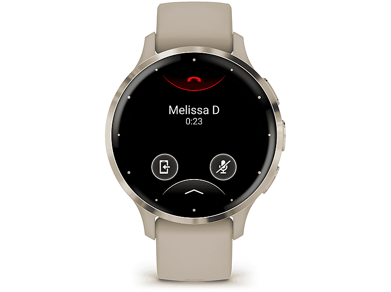 Smartwatch - GARMIN VENU 3S, FRENCH GRAY AND SOFT GOLD, WW, 18 mm, Not available, Not available