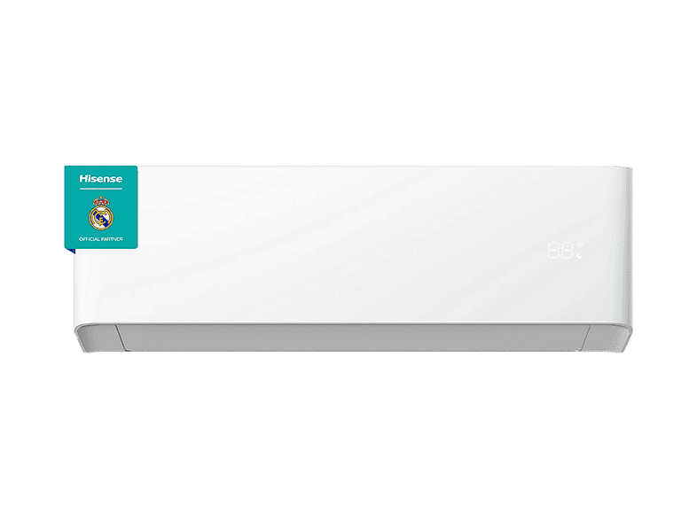 Aire acondicionado Split 1 x 1 - HISENSE HB25 WHITE GAMA UNI PURE 9K WHITE A+++/A++, 8870 fg/h, Función Inverter, Blanco