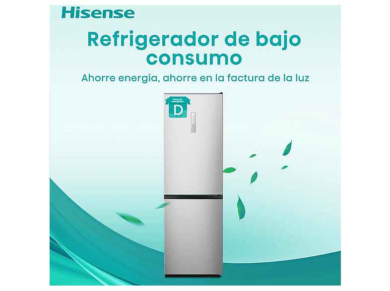 Frigorífico combi - Hisense RB390N4CCD, No Frost, 186 cm, 304 l, Circulación dinámica, Inox — foto 8