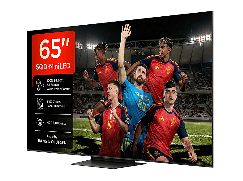 TV SQD-Mini LED 65" - TCL 65C7L, QLED 4K, TSR AiPQ, Smart TV, DVB-T2 (H.265), HDR 3000 nits, Dolby Vision y Atmos, Negro — foto 4