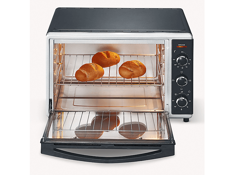 Horno de sobremesa - SEVERIN TO 2058, 1800 W, 42 l, negro — foto 3