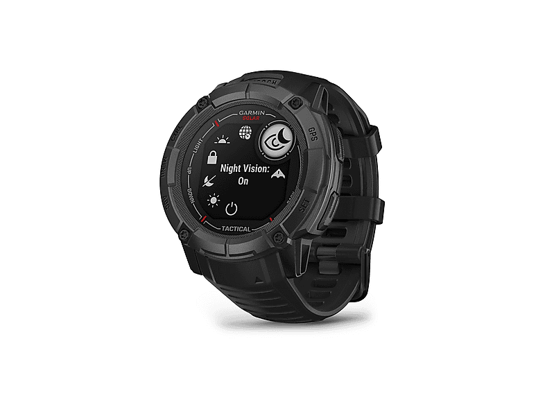 Smartwatch - GARMIN Instinct 2X Solar Tactical Edition, Talla única, Polímero, Negro — foto 3