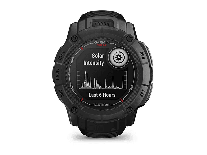 Smartwatch - GARMIN Instinct 2X Solar Tactical Edition, Talla única, Polímero, Negro — foto 4