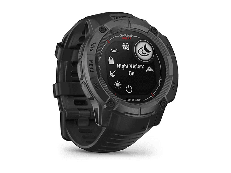 Smartwatch - GARMIN Instinct 2X Solar Tactical Edition, Talla única, Polímero, Negro — foto 5