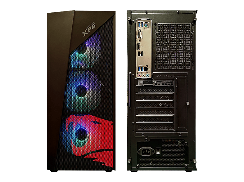 PC Gaming - IBUYPOWER Fighter Warhead Lite, AMD Ryzen 5 5500, 16 GB RAM, 1 TB SSD, Radeon™ RX 9070 XT, Windows 11 Pro, Negro — foto 3