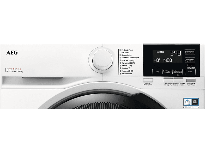 Lavadora secadora - AEG Series 7000 LWR7194M2B, 9 kg + 5 kg, Blanco — foto 2