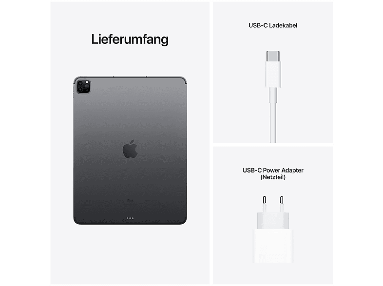 APPLE iPad Pro, 512 GB, Gris, 12,9 ", 8 GB RAM, Apple M, M1, Tablet iPadOS — foto 3