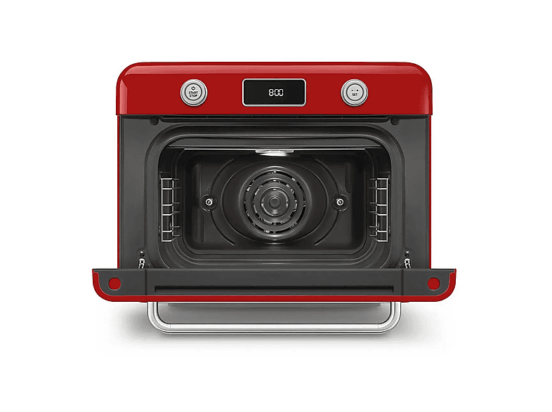 Horno de sobremesa - SMEG COF01RDEU, 1800 W, 30 l, Rojo — foto 4