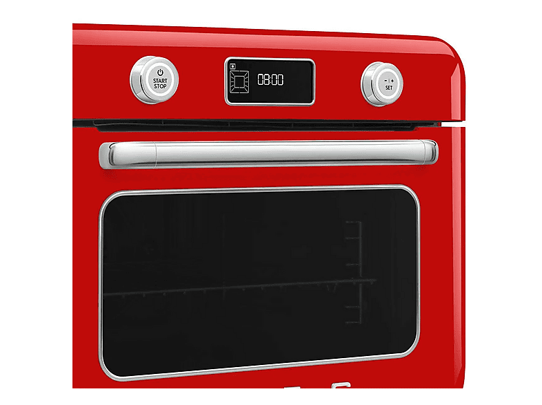Horno de sobremesa - SMEG COF01RDEU, 1800 W, 30 l, Rojo — foto 8