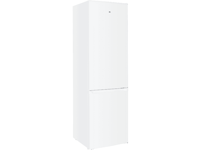 Frigorífico combi - ok. OFK 651 E W, Compresor, 180 cm, 262 l, Pies ajustables, Blanco