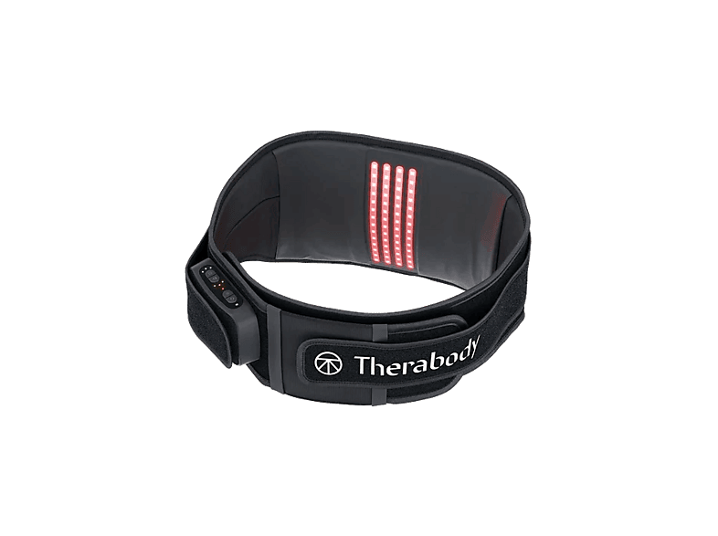 Masajeador - Therabody ThermBack LED, Espalda, 3 Niveles de Calor con Infrarrojos, 3 Niveles de Vibración, 180 min Autonomía, Negro