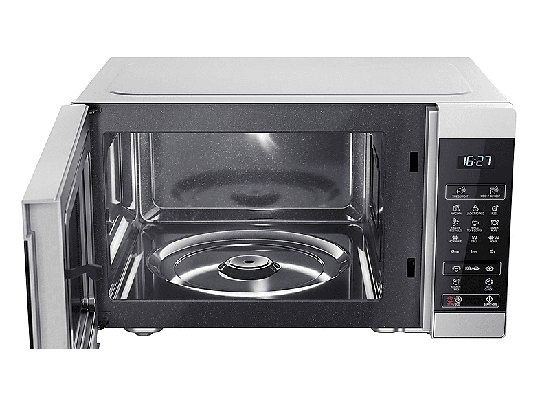 Microondas - SHARP YC-MG81E-S, 1450 W, 11 potencia, 28 l, Negro, Gris — foto 4