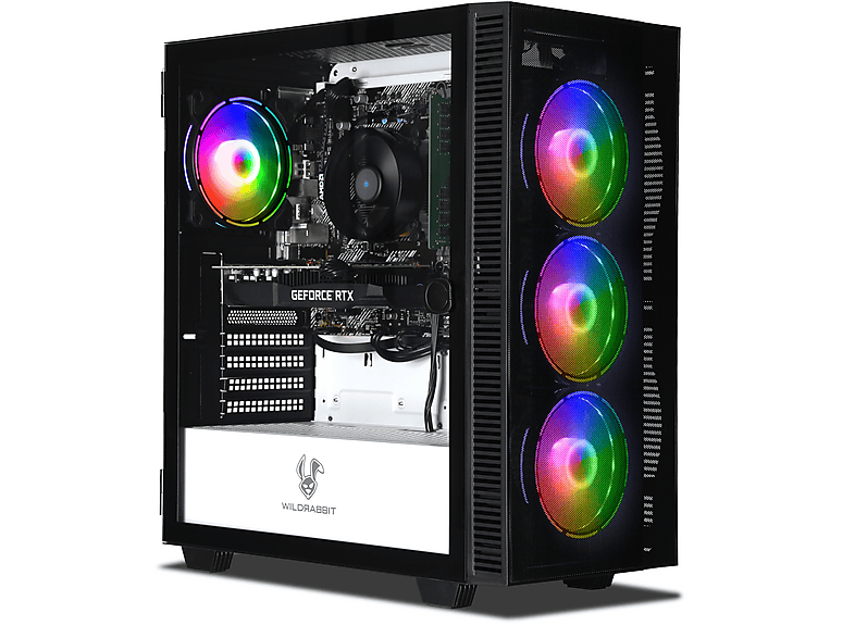 PC Gaming - ANKERMANN-PC Business V3, AMD Ryzen 5 5500, 16 GB RAM, 1 TB SSD, GeForce RTX™ 3050, Windows 11 Pro, negro