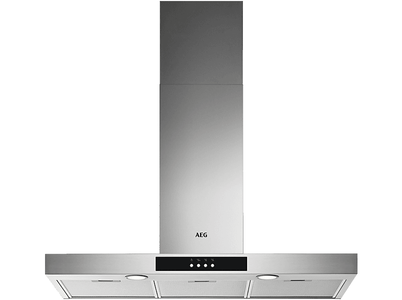 Campana decorativa - AEG DBB3951M, 3 velocidades, 600 m³/h, 71 cm, Inox — foto 1