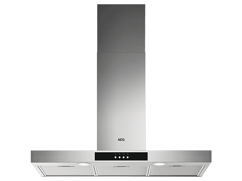 Campana decorativa - AEG DBB3951M, 3 velocidades, 600 m³/h, 71 cm, Inox — foto 5