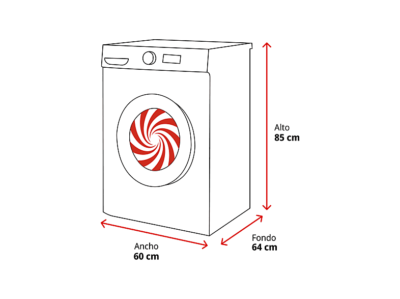 Lavadora carga frontal - Samsung WW11DG5B25AEEC, 11 kg, 1400 rpm, 14 programas, AI EcoBubble™, SmartThings™, Blanco — foto 2