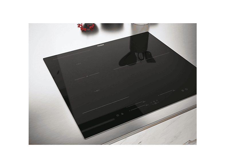 Placa inducción - Haier HAIS63MC/G3, 3 Zonas, Zona Flex, Cook with me, 60 cm, Negro — foto 7