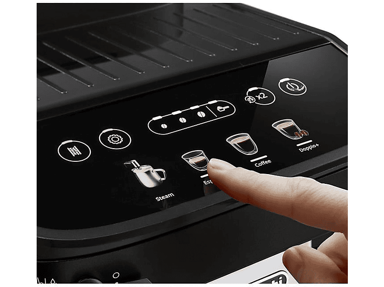 Cafetera express - DELONGHI ECAM290_22_B, 15,0 bar, 1450 W, 0 ml, 2 tazas, Negro — foto 2
