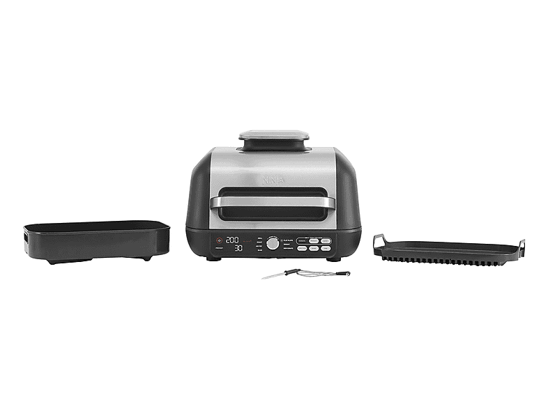 Freidora de aire - NINJA AG651EU, 2460 W, Negro