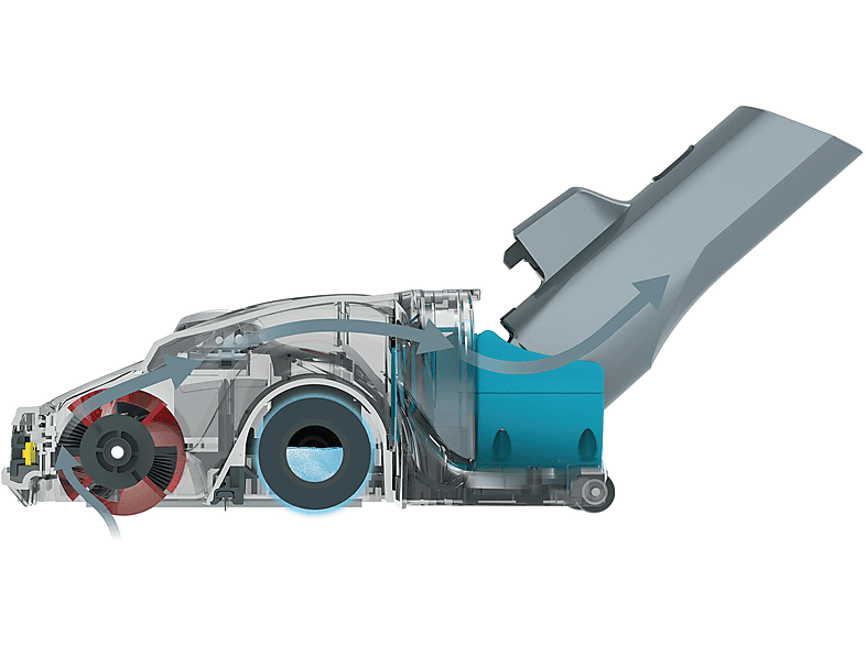 Aspirador escoba - HOOVER H-Free 500 Hydro Plus HF522YSP 011, 80 V, Potencia de succión 75 W, Depósito 0,45 l, Autonomía 45 min, Gris — foto 3