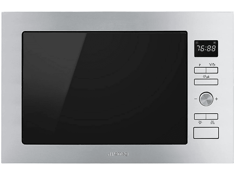 Microondas integrable - SMEG  FMI425X, 900 W, 25 l, Acero — foto 2