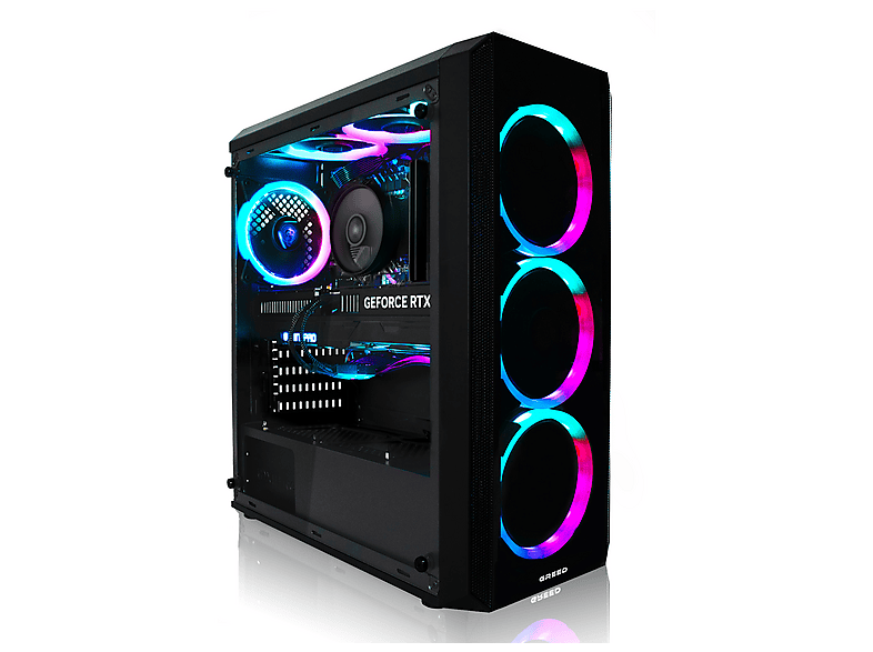 PC Gaming - GREED MK2 FE INTEL - 4K, Intel Core i5, 32 GB RAM, 512 GB SSD, GeForce RTX™ 5050, Windows 11 Pro, Negro — foto 1