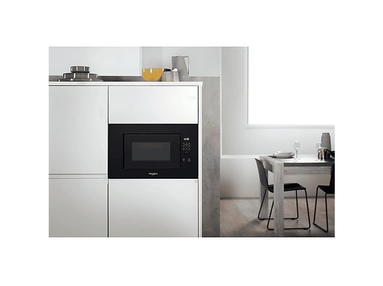 Microondas integrable - WHIRLPOOL WMF200G NB, 1200 W, 6 potencia, 20 l, Negro — foto 3