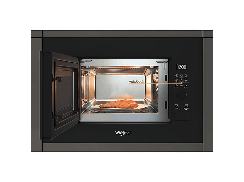 Microondas integrable - WHIRLPOOL WMF200G NB, 1200 W, 6 potencia, 20 l, Negro — foto 5