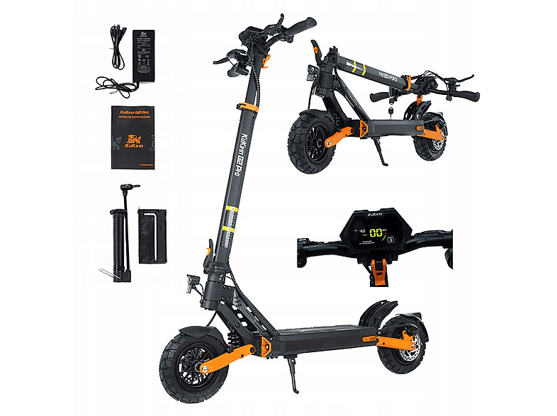Patinete eléctrico - KUKIRIN G2 Pro VMP, Pot. máx. 500 W, Carga máx. 120 kg, negro (Ref. 165545215)