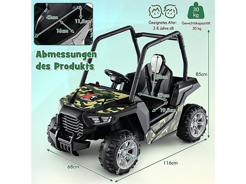 Coche eléctrico infantil - NORTHIO 35952 — foto 2