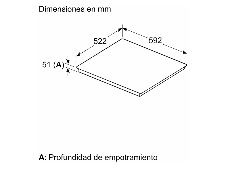 Placa de inducción - Balay 3EB965LH, 3 zonas zonas, 592 mm, Negro — foto 6