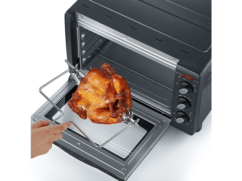 Horno pequeño - SEVERIN TO 2068, 1500 W, 20 l, negro — foto 2