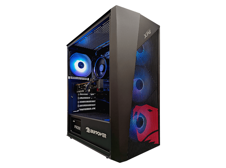 PC Gaming - IBUYPOWER Fighter Warpath Plus, AMD Ryzen 5 5500, 32 GB RAM, 1 TB SSD, GeForce RTX™ 5060, Windows 11 Pro, Negro