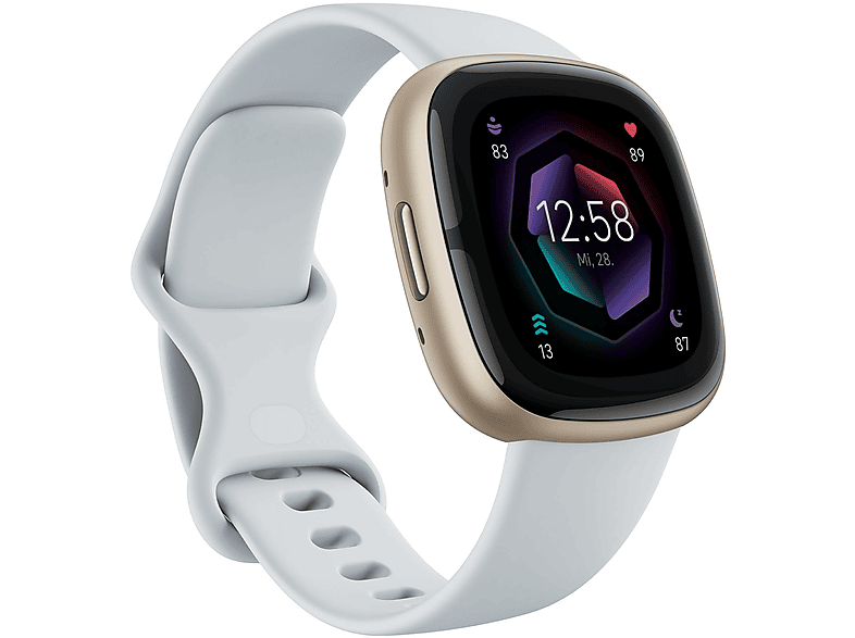 Smartwatch - FITBIT SENSE 2 AZUL ORO, 4.05 cm, Aluminio, Azul Oro