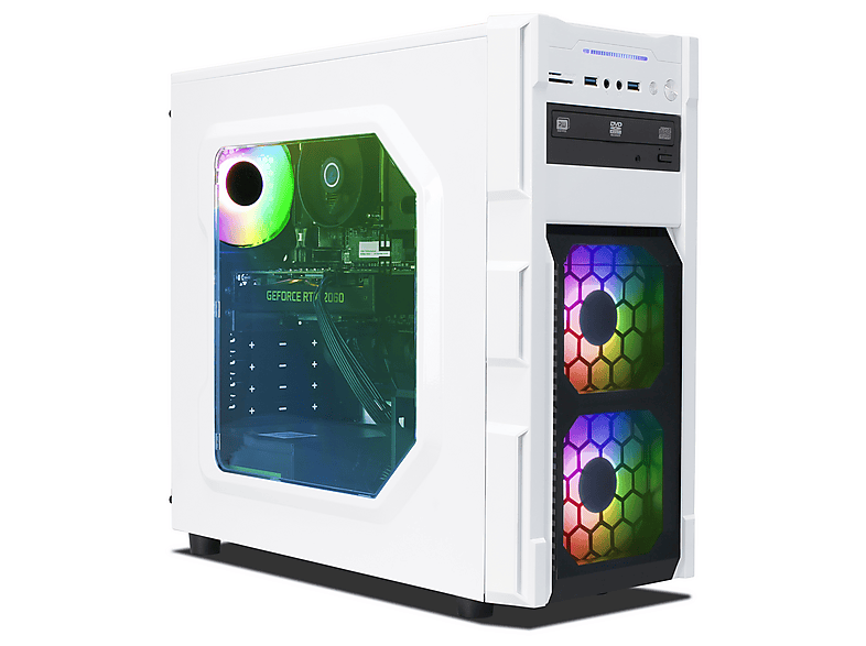PC Gaming - ANKERMANN-PC Business Office, Intel Core i7-8700, 16 GB RAM, 500 GB SSD, GeForce RTX™ 2060, Windows 11 Pro, negro — foto 1