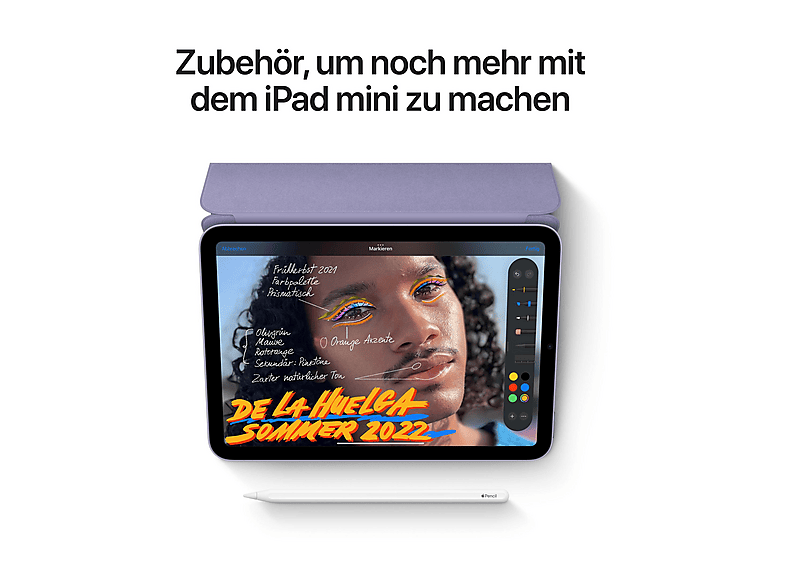 APPLE iPad mini, 256 GB, Gris, 8,3 " HD, 3 GB RAM, Apple, A15, Tablet iPadOS — foto 5