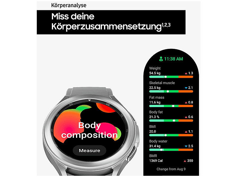 Smartwatch - SAMSUNG Galaxy Watch4 Classic, 41,5 mm, Acero inoxidable, Negro (Ref. 98899445) — foto 9
