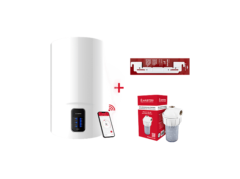 Termo Eléctrico  - LYDOS WIFI 100 V 1,5K EU + INSTA + POLIF ARISTON, 100 l, Blanco — foto 1