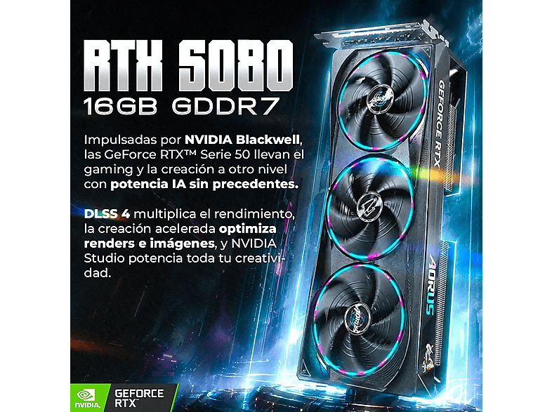 PC Gaming - PC RACING Highlander, Intel® Core™ i9 14900KF, 64 GB RAM, 2 TB SSD, GeForce RTX™ 5080, Windows 11 Pro, Blanco — foto 4