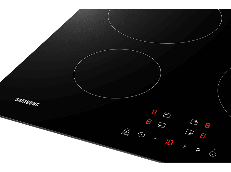 Placa de inducción - SAMSUNG NZ64M3NM1BB/UR, 4 zonas, 590 mm, Negro — foto 4
