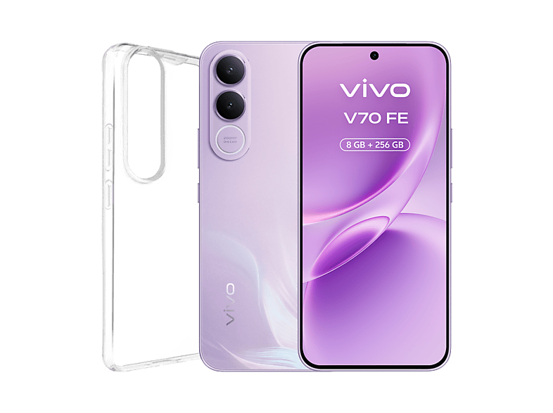 Móvil - vivo Bundle V70 FE, Muse Purple, 256GB, 8GB RAM, 6.83" AMOLED, Dimensity 7360-Turbo, 7000 mAh — foto 4