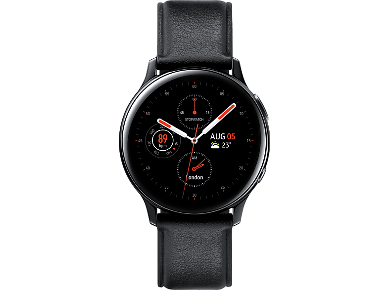 Smartwatch - SAMSUNG SM-R830NSKAPHN, 40 mm, Acero inoxidable, Negro — foto 2