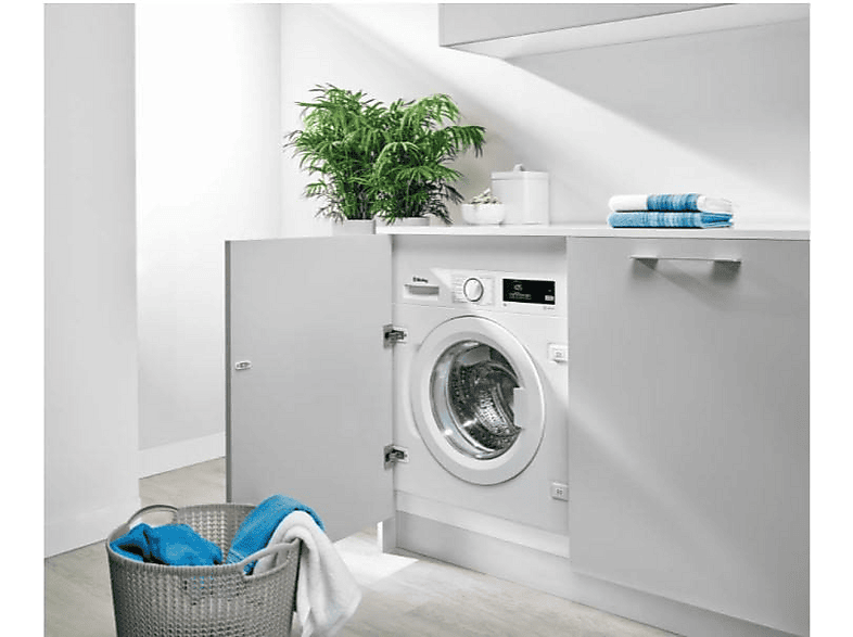 Lavadora integrable - Balay 3TI987B, 8 kg, 1400 RPM, 13 programas, Motor Extra Silencio, Pausa + carga, Blanco — foto 3